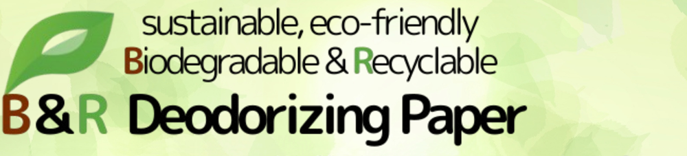 B%R deodorizing paper